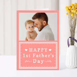 Artfia | Sell Custom Design Happy 1st Father's Day