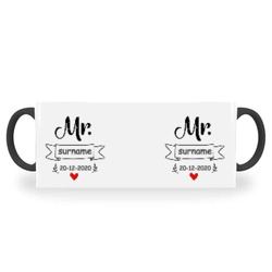 Artfia | Sell Custom Design Wedding Couple Mugs_Mr