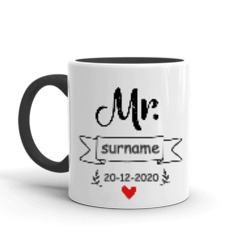 Artfia | Sell Custom Design Wedding Couple Mugs_Mr