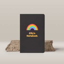 Artfia | Sell Custom Design Rainbow Personalised Notebook
