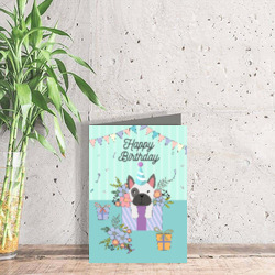 Artfia | Sell Custom Design Happy Birthday Card