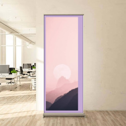Artfia | Sell Custom Design Pull-up Banner - Untitled | interior|room|home|house|wood|furniture|door|floor|corner|modern|decor|window|architecture|apartment|design|3d|comfortable|living|parquet|sofa