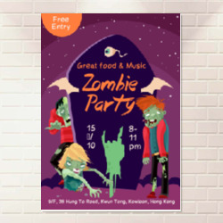 Artfia | Sell Custom Design Halloween Party | cereal|breakfast food|art|card|cartoon|food|design|retro|holiday|celebration|graphic|grunge|silhouette|drawing|gift|comic book|frame|banner|dance|envelope
