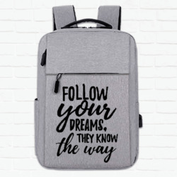 Artfia | Sell Custom Design Follow Your Dream Backpack