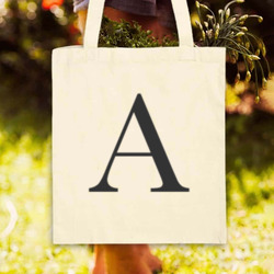 Artfia | Sell Custom Design Tote Bag - Alphabet Letter