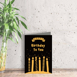 Artfia | Sell Custom Design Yellow Candle