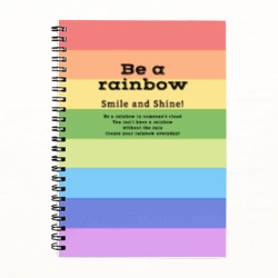 Artfia | Sell Custom Design Rainbow Notebook