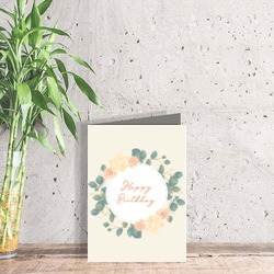 Artfia | Sell Custom Design Flower Frame | stucco|grunge|old|texture|vintage|antique|paper|aged|envelope|container|frame|retro|material|wall|ancient|decoration|wallpaper|dirty|damaged|page