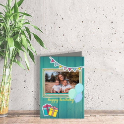 Artfia | Sell Custom Design Birthday Card - green temple | graffito|decoration|wall|door|architecture|building|old|window|house|ashcan|rubbish|container|texture|grunge|vintage|retro|exterior|antique|ancient|bin