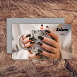 Artfia | Sell Custom Design Nail Owner | device|hand|portrait|face|person|pick|remote control|people|attractive|human|pretty|adult|hands|smile|eyes|model|expression|happy|close|make