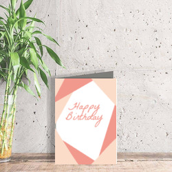 Artfia | Sell Custom Design Pink Card