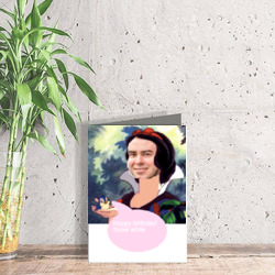 Artfia | Sell Custom Design snow white | people|person|call|attractive|adult|happy|pretty|smile|office|portrait|business|businesswoman|smiling|student|brunette|holding|cute|happiness|scholar|lifestyle