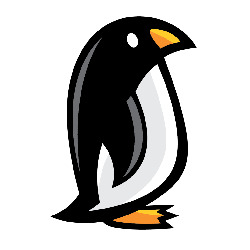 Artfia | Sell Custom Design Laptop Sticker - Penguin