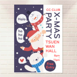 Artfia | Sell Custom Design Christmas Party | snowman|cartoon|figure|set|design|drawing|celebration|cute|card|icon|clip art|art|graphic|fun|animal|holiday|happy|food|symbol|decoration