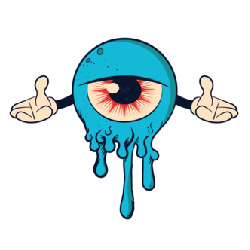 Artfia | Sell Custom Design Laptop Sticker - Monster