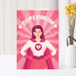 Artfia | Sell Custom Design My Lovely SuperMum | cartoon|design|card|art|clip art|graphic|bookmark|cute|celebration|icon|bride|happy|child|exhibitor|drawing|holiday|fun|symbol|person|boutique