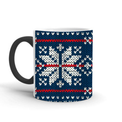 Artfia | Sell Custom Design Knitted Sweater Pattern Magic Mug