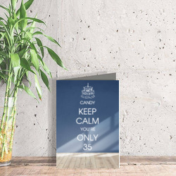 Artfia | Sell Custom Design Birthday card - Keep Clam