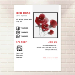 Artfia | Sell Custom Design Red Rose | web site|card|design|decoration|paper|blank|frame|celebration|template|holiday|greeting|cereal|art|message|holly|pattern|decorative|text|floral|symbol