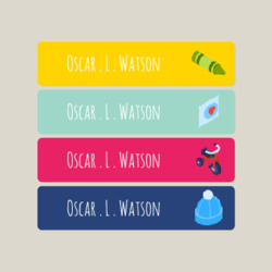 Artfia | Sell Custom Design BB Style 3 Name Label